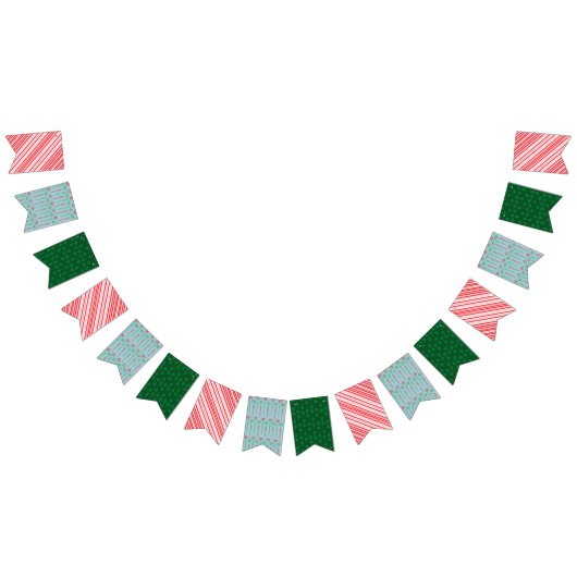 Vakantie Mid Mod Swallowtail Bunting Banner (Alle)