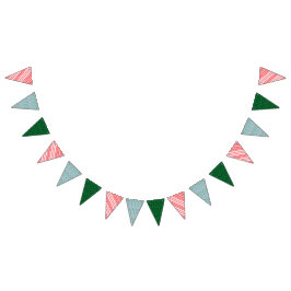 Vakantie Mid Mod Triangle Bunting Banner