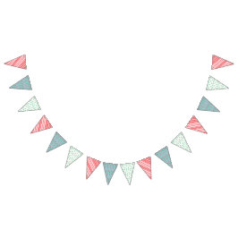 Vakantie Mid Mod Triangle Bunting Banner