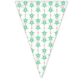 Vakantie Mid Mod Triangle Bunting Banner (Derde vlag)