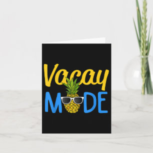 Vakantie Mode Ananas Grappig Familie Vakantie Stra Kaart