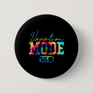 Vakantie Mode Zomer Dye Familie Strand Vakantie Mo Ronde Button 5,7 Cm
