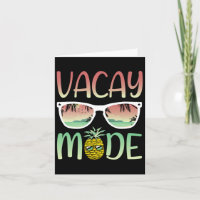 Vakantie Modus Grappige Ananas Met Zonnebril In Va