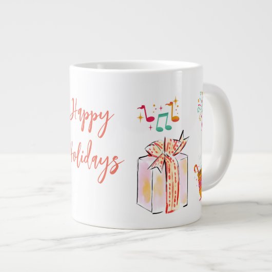 vakantie-mok extra grote beker (Voorkant rechts)