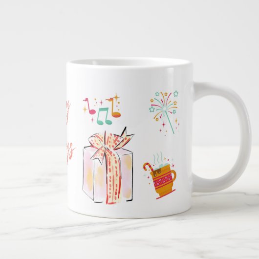 vakantie-mok extra grote beker (Rechts)