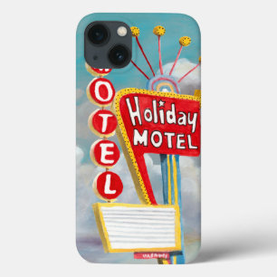 Vakantie Motel Bord iPhone 13 Hoesje