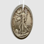 Vakantie munt ornament (voorkant)