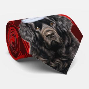 Vakantie Newfoundland Red Buffalo Plaid Kerstmis Stropdas