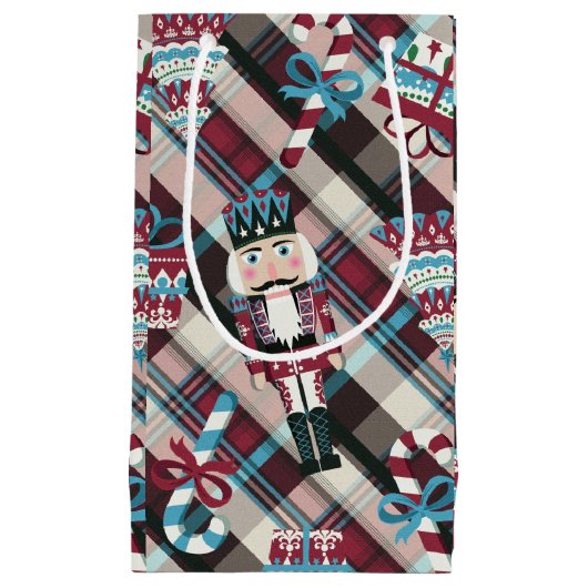 Vakantie Notenkraker Kerstplakken Geschenktas Klein Cadeauzakje (Voorkant)