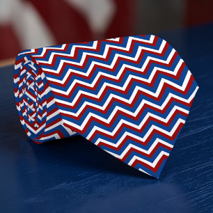 Vakantie - Onafhankelijkheidsdag Patriottische USA Stropdas