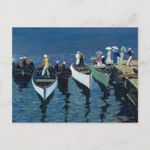 Vakantie op de Hudson   George Luks Briefkaart