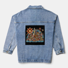 Vakantie op een eiland denim jacket
