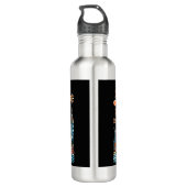 Vakantie op een eiland waterfles (Achterkant)