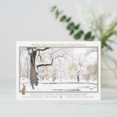 Vakantie Open Huis: uitnodiging (Staand voorkant)