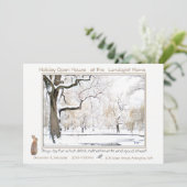 Vakantie Open Huis: uitnodiging/kaart Kaart (Staand voorkant)