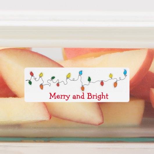 Vakantie opslag en cadeau labels (Aangebracht)