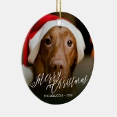 Vakantie Ornament *Vrolijke Scriptmas* (Rechts)