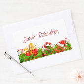 Vakantie Party Uitnodiging Stickers (Envelop)