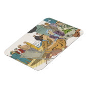 vakantie, passagiersschip op dek magneet (Linkerzijde)