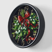 Vakantie pastel tekening Mistletoe lint (Hoek)