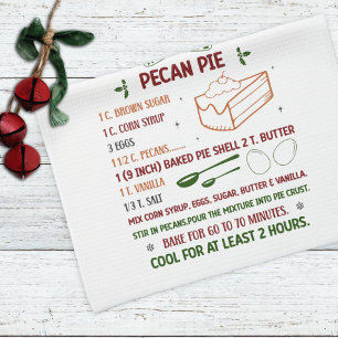 Vakantie Pecan Pie Recept Kerstmis Theedoek