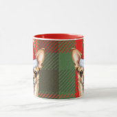 Vakantie Plaid Chihuahua Kerstman Hond Mok (Midden)