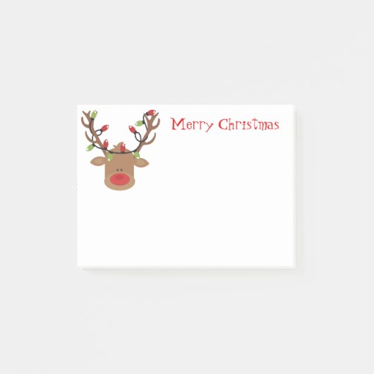 Vakantie Post-it-Notes-Rudolph Post-it® Notes (Voorkant)