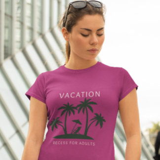 Vakantie - Recess voor volwassenen T-shirt