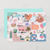 Vakantie/reizen Briefkaart (Voorkant / Achterkant)