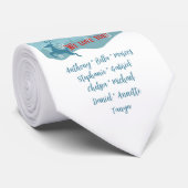 Vakantie Rendier Gepersonaliseerd Stropdas (Opgerold)