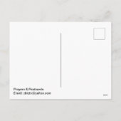 Vakantie rood Briefkaart (Achterkant)