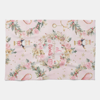 Vakantie Roze Vrolijke Notenkraker Beaux Custom Kr Theedoek