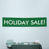 Vakantie Sale aanpasbare groene witte banner (Beurs)