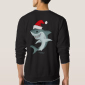 Vakantie Santa Shark Kerst T-shirt (Achterkant)