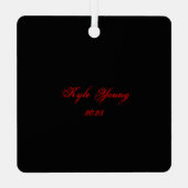 Vakantie schedel Ornament (Achterkant)