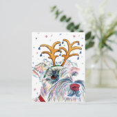 Vakantie Schnauzer Briefkaarten (Staand voorkant)