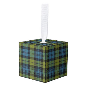 Vakantie Schotse Campbell Tartan Plaid Kubus Ornament