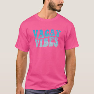 Vakantie Sfeer 80s Retro Vakantie Zomer Reis Trip T-shirt