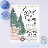 Vakantie Sip en Shop Flyer (Enkel)