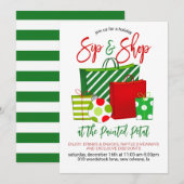 Vakantie Sip en Shop Kaart (Voorkant / Achterkant)