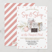 Vakantie Sip en Shop Kaart (Voorkant / Achterkant)