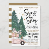 Vakantie Sip en Shop Kaart (Voorkant / Achterkant)