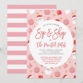 Vakantie Sip en Shop Kaart (Voorkant / Achterkant)