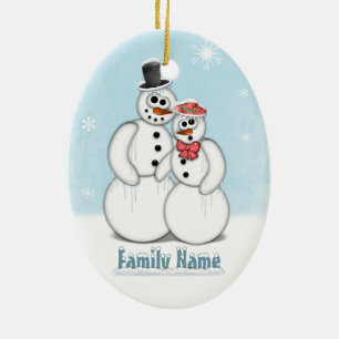 Vakantie Sneeuwman Afbeelding Ornament