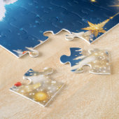 Vakantie sneeuwman spel puzzel (Zijkant)