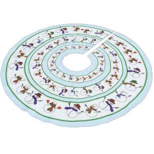 Vakantie Sneeuwmannen Kerstmis Kerstboom Rok