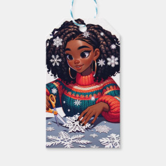 Vakantie Sneeuwvlokken - Black People Christmas De Cadeaulabel