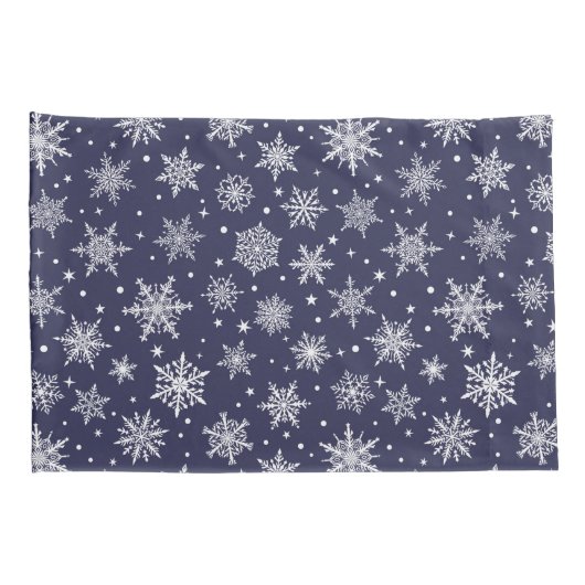 Vakantie Snowflakes Kussensloop Set (Achterkant-Rechts)