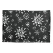 Vakantie Snowflakes Kussensloop Set (Achterkant-Links)