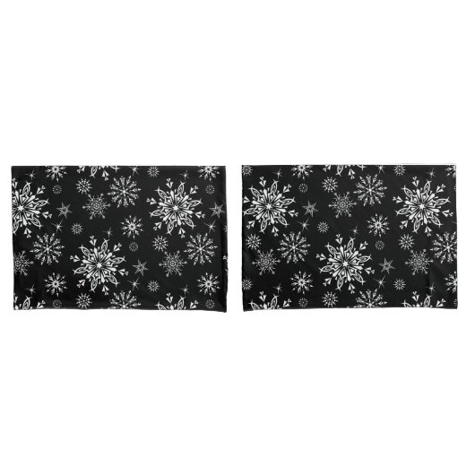 Vakantie Snowflakes Kussensloop Set (Voorkant-Set)
